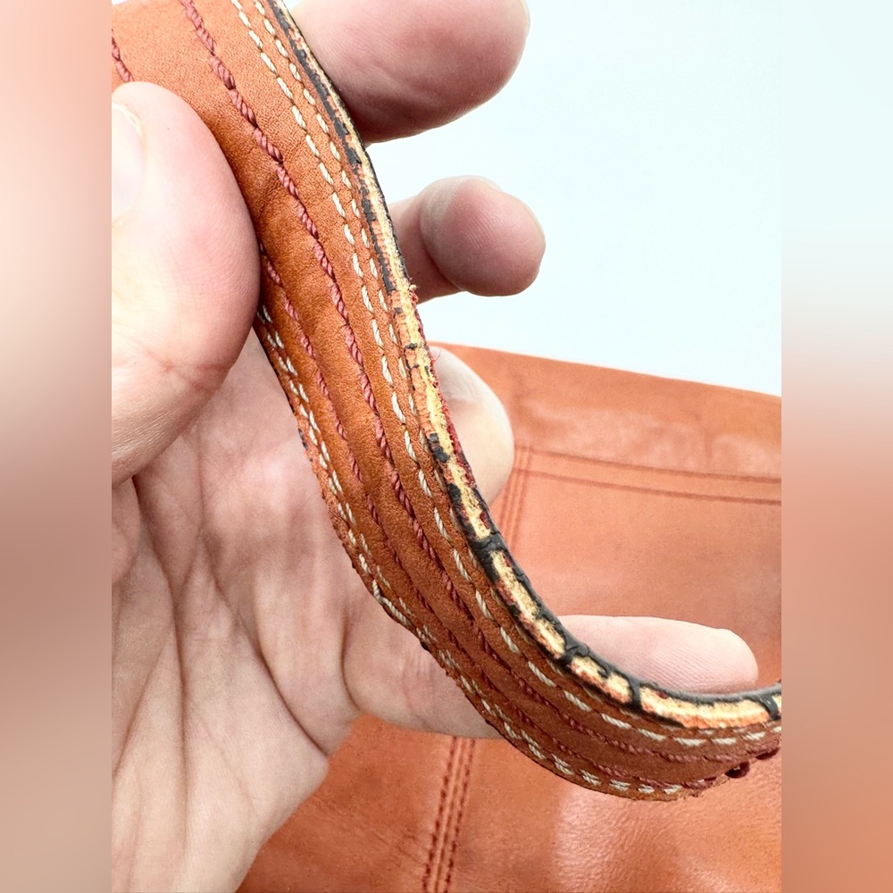 Coach Soho Flap Pleated Leather Shoulder Bag in Paprika - Picture 5 of 16